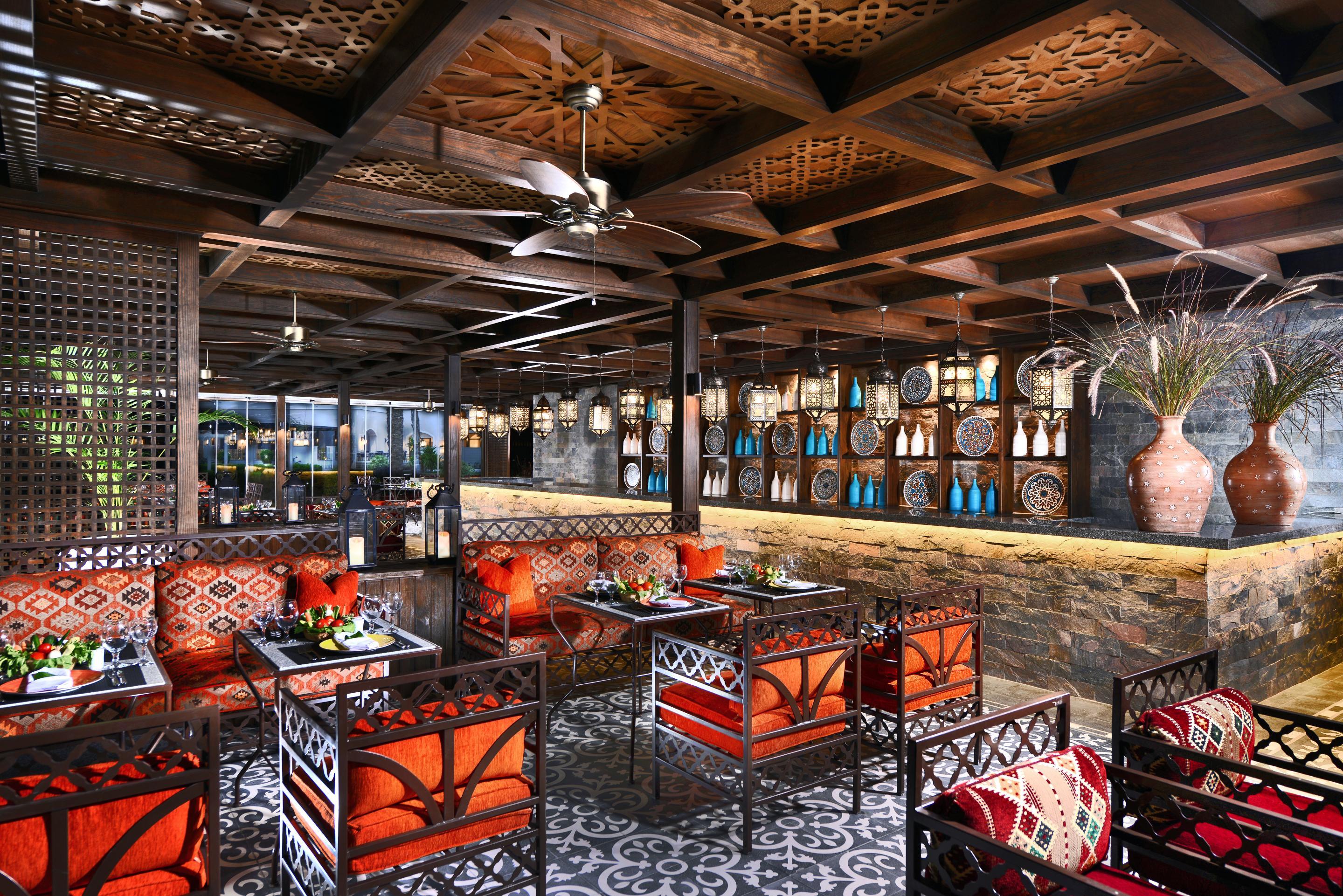Steigenberger Alcazar Hotell Sharm el-Sheikh Exteriör bild 3D interior rendering of a restaurant